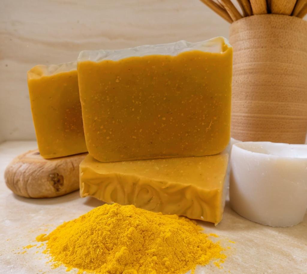 Milky Turmeric Bar | Body Soap |with  Goat Milk, Honey & Vitamin E | 95g